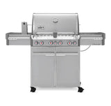 Weber Summit S-470 Gas Grill with 4 Burners and Rotisserie System - Stainless Steel - 66"
