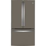 GE Energy Star 23.1 Cu. ft. Slate Counter-depth French-door Refrigerator - GWE23GMNES