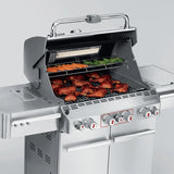 Weber Summit S-470 Gas Grill with 4 Burners and Rotisserie System - Stainless Steel - 66"