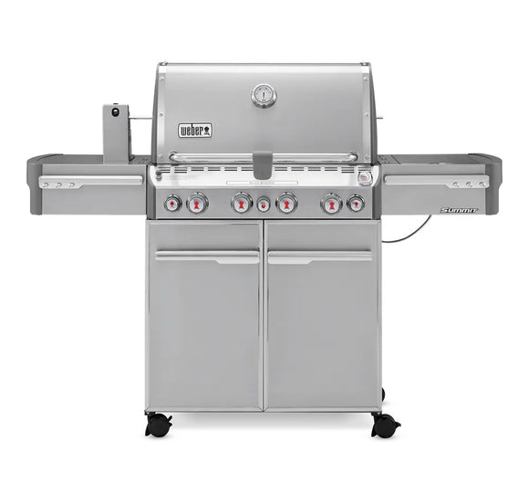 Weber Summit S-470 Gas Grill with 4 Burners and Rotisserie System - Stainless Steel - 66