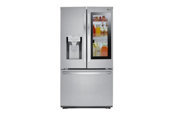 LG 26 Cu. ft. Stainless Steel Smart Instaview Door-in-door French Door Refrigerator - LFXS26596S