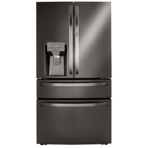 LG LRMDS3006D: Black Stainless Steel 30 Cu. ft. Smart Wi-Fi Enabled Refrigerator with Craft Ice Maker
