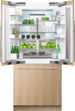 Fisher & Paykel RS36A80J1N 16.8 cu.ft. Custom Panel Built-in French Door Refrigerator